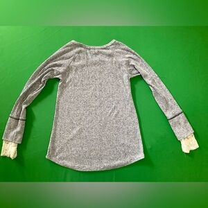Twenty Second Boho Long Sleeve Lace Frill Shirt